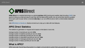 What Aprsdirect.com website looked like in 2018 (5 years ago)