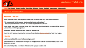What Aachener-tafel.de website looked like in 2018 (5 years ago)