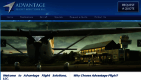What Advantageflight.com website looked like in 2018 (6 years ago)