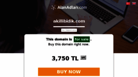 What Akillibidik.com website looked like in 2018 (5 years ago)