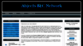 What Abjects.net website looked like in 2018 (5 years ago)
