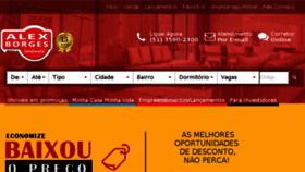 What Alexborgesimoveis.com.br website looked like in 2018 (6 years ago)