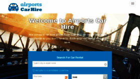What Airportscarhire.com website looked like in 2018 (6 years ago)