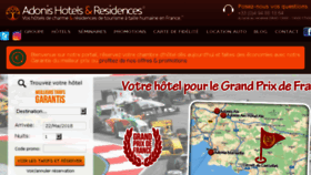 What Adonis-hotels-residences.com website looked like in 2018 (6 years ago)