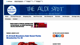 What Aldispot.com website looked like in 2018 (5 years ago)
