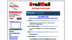 What Avamail.com website looked like in 2018 (5 years ago)