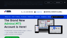 What Admiralmarkets.com.au website looked like in 2018 (5 years ago)