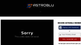 What Astroblu.com website looked like in 2018 (6 years ago)