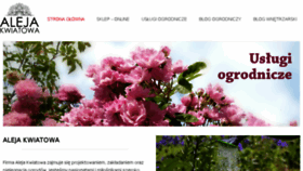 What Alejakwiatowa.pl website looked like in 2018 (5 years ago)