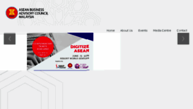 What Aseanbac.com.my website looked like in 2018 (5 years ago)