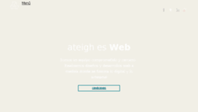 What Ateigh.com website looked like in 2018 (5 years ago)