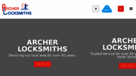 What Archerlocksmiths.com.au website looked like in 2018 (5 years ago)