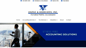 What Anzelcandassociates.com website looked like in 2018 (6 years ago)