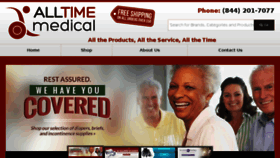 What Alltimemedical.com website looked like in 2018 (6 years ago)