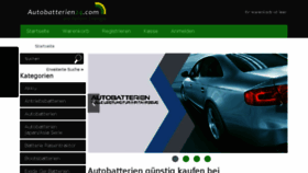 What Autobatterien24.com website looked like in 2018 (5 years ago)