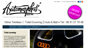What Automorphos.fr website looked like in 2018 (6 years ago)
