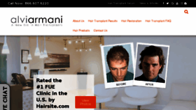 What Alviarmani.com website looked like in 2018 (5 years ago)