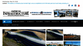 What Americaninfrastructuremag.com website looked like in 2018 (5 years ago)