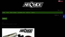 What Airride-system.pl website looked like in 2018 (5 years ago)