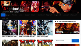 What Anzmanga.com website looked like in 2018 (5 years ago)