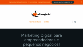 What Adrianogianini.com.br website looked like in 2018 (5 years ago)
