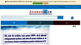 What Anemonacom.ro website looked like in 2018 (5 years ago)