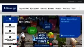 What Allianzyasamemeklilik.com.tr website looked like in 2018 (5 years ago)