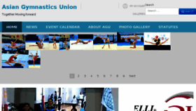What Agu-gymnastics.com website looked like in 2018 (5 years ago)