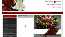 What Asda-flowers.co.uk website looked like in 2018 (5 years ago)