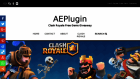 What Aeplugin.com website looked like in 2018 (5 years ago)