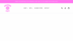 What Abandonshipapparel.com website looked like in 2018 (5 years ago)