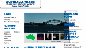 What Australiatrademarineinsurance.com.au website looked like in 2018 (5 years ago)