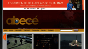 What Abecenoticias.com.mx website looked like in 2018 (6 years ago)