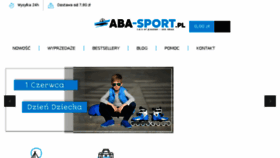 What Aba-sport.pl website looked like in 2018 (5 years ago)