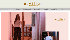What Ayilian.com website looked like in 2018 (5 years ago)