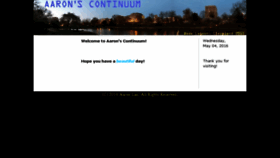 What Aaronlau.com website looked like in 2018 (5 years ago)