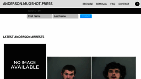 What Anderson.mugshot.press website looked like in 2018 (5 years ago)