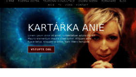 What Aniekartarka.cz website looked like in 2018 (5 years ago)