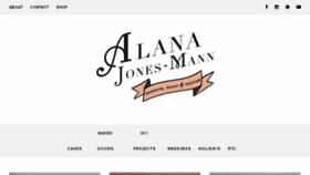 What Alanajonesmann.com website looked like in 2018 (5 years ago)