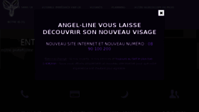 What Angel-line.fr website looked like in 2018 (5 years ago)