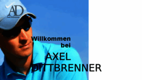 What Axeldittbrenner.de website looked like in 2018 (5 years ago)