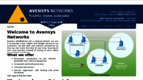What Avensys.net website looked like in 2018 (5 years ago)