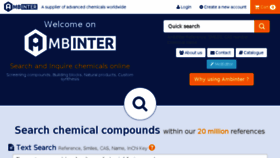 What Ambinter.com website looked like in 2018 (6 years ago)