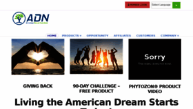 What Americandream4me.com website looked like in 2018 (5 years ago)