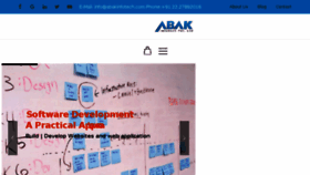 What Abakinfotech.com website looked like in 2018 (5 years ago)