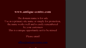 What Antique-centre.com website looked like in 2018 (5 years ago)