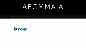 What Aegmmaia.pt website looked like in 2018 (5 years ago)