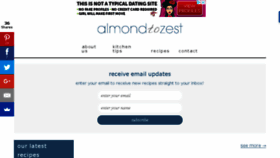 What Almondtozest.com website looked like in 2018 (5 years ago)