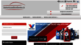 What Autoricambiodiretto.it website looked like in 2018 (5 years ago)