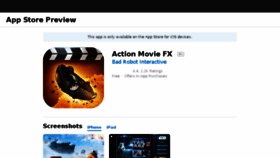 What Actionmoviefx.com website looked like in 2018 (5 years ago)